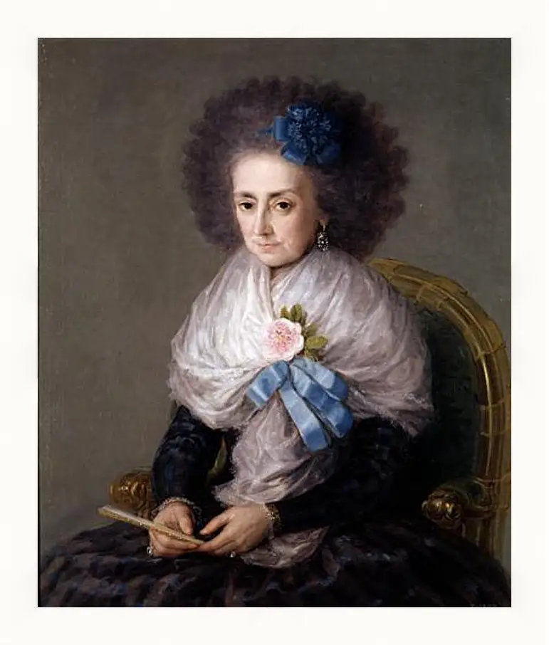 Картина в раме - Maria Antonia Gonzaga. Франсиско Гойя