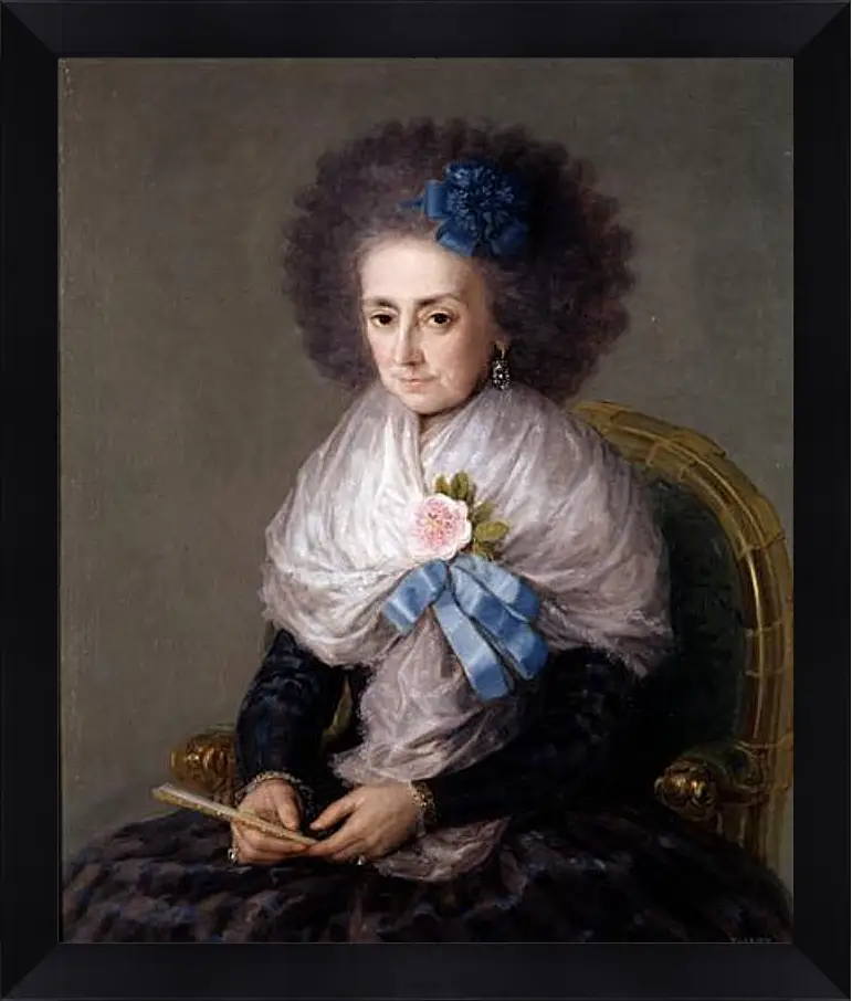 Картина в раме - Maria Antonia Gonzaga. Франсиско Гойя