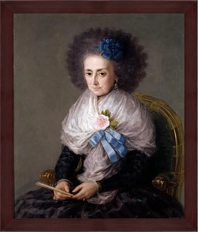 Картина в раме - Maria Antonia Gonzaga. Франсиско Гойя