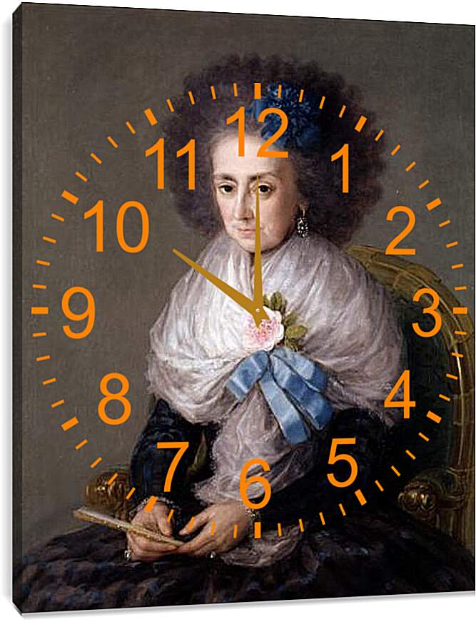 Часы картина - Maria Antonia Gonzaga. Франсиско Гойя