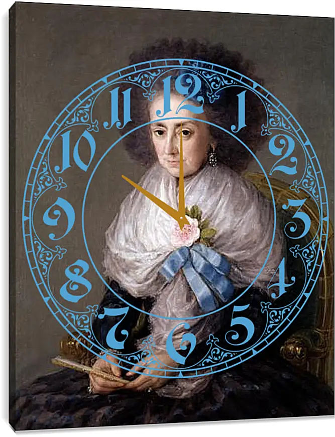Часы картина - Maria Antonia Gonzaga. Франсиско Гойя