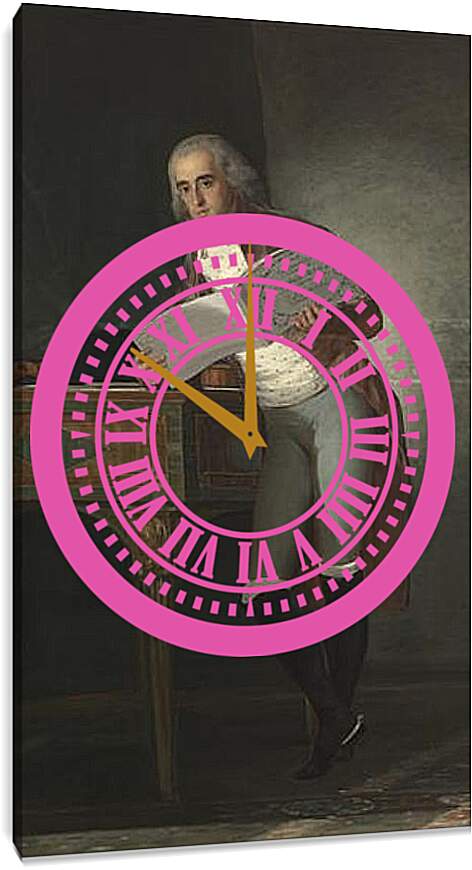 Часы картина - Jose Alvarez de Toledo. Франсиско Гойя