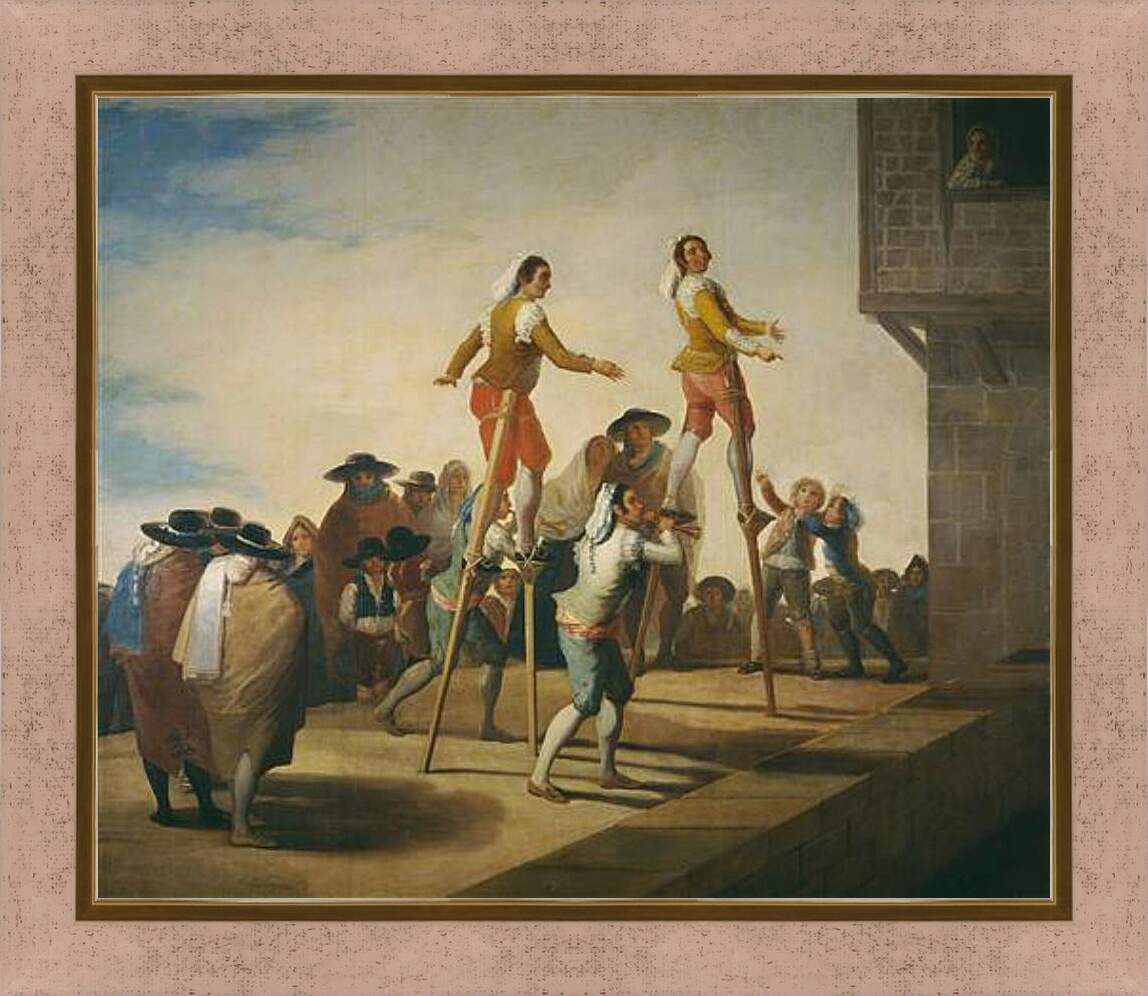 Картина в раме - Stilts. Франсиско Гойя