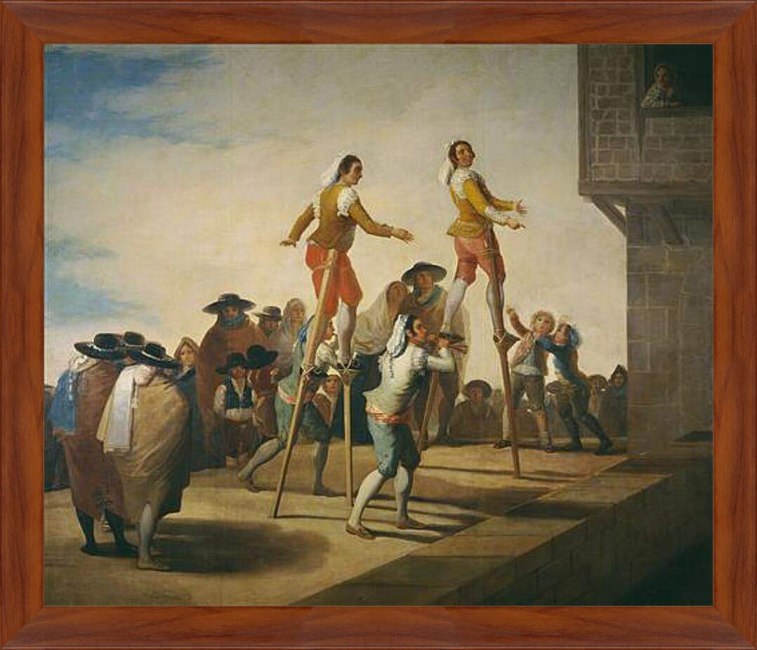 Картина в раме - Stilts. Франсиско Гойя