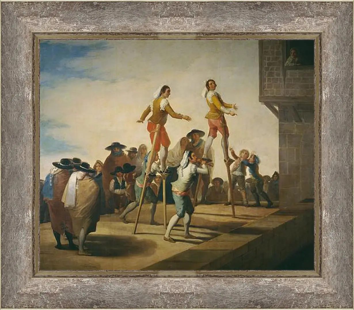 Картина в раме - Stilts. Франсиско Гойя