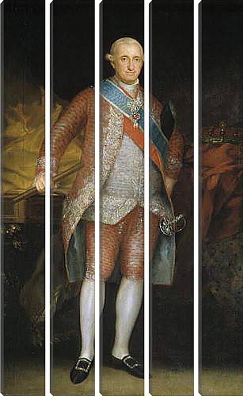 Модульная картина - Carlos IV. Франсиско Гойя