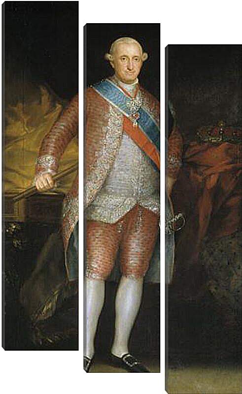 Модульная картина - Carlos IV. Франсиско Гойя