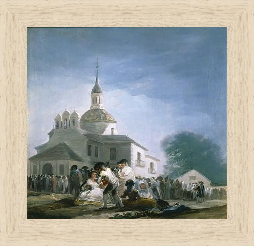 Картина в раме - Saint Isidores Day at the Saints Hermitage. Франсиско Гойя