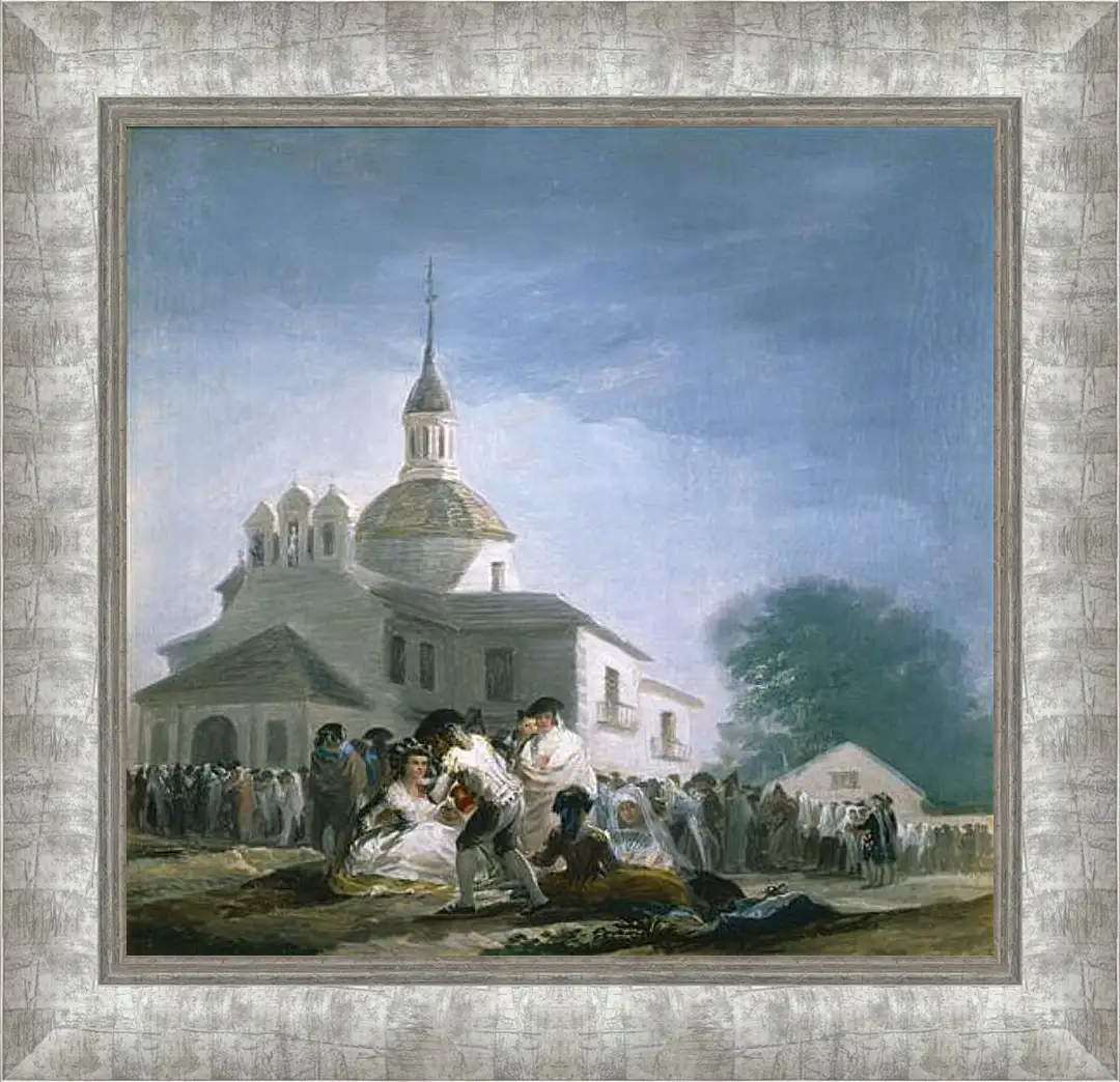 Картина в раме - Saint Isidores Day at the Saints Hermitage. Франсиско Гойя