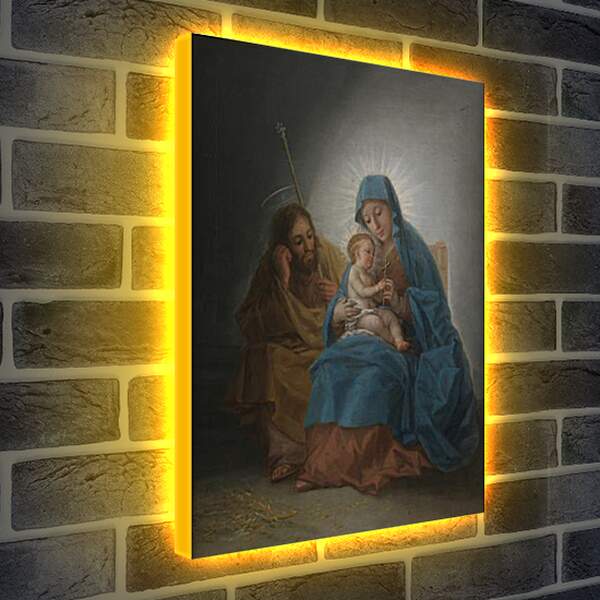 Лайтбокс световая панель - The Holy Family. Франсиско Гойя