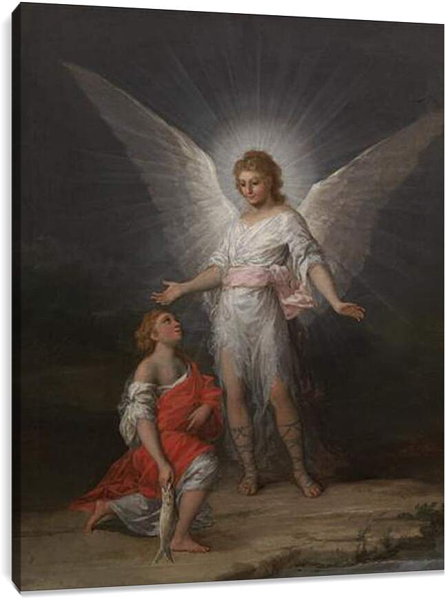 Постер и плакат - Tobias and the Angel. Франсиско Гойя