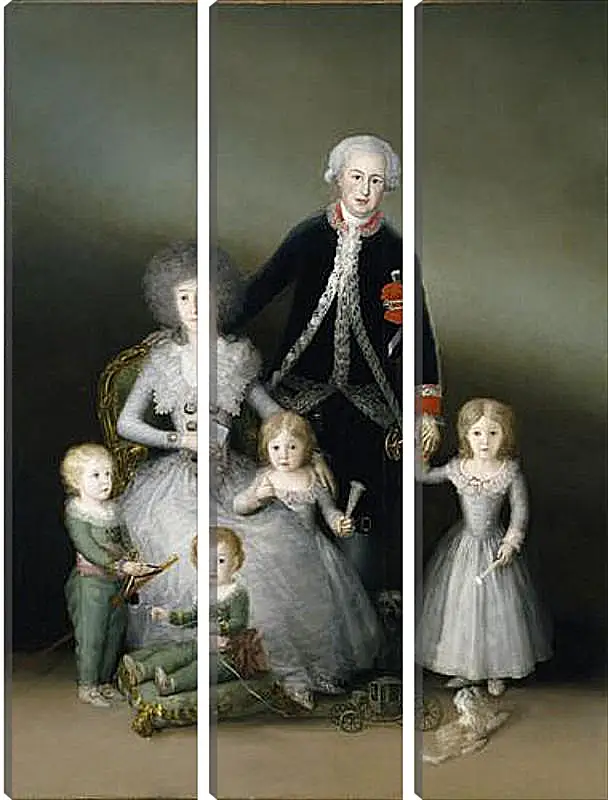 Модульная картина - The Duke and Duchess of Osuna and their Chldren. Франсиско Гойя