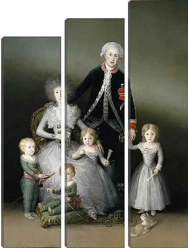 Модульная картина - The Duke and Duchess of Osuna and their Chldren. Франсиско Гойя