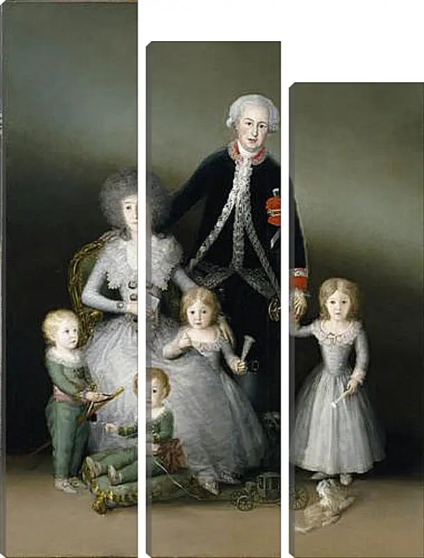 Модульная картина - The Duke and Duchess of Osuna and their Chldren. Франсиско Гойя