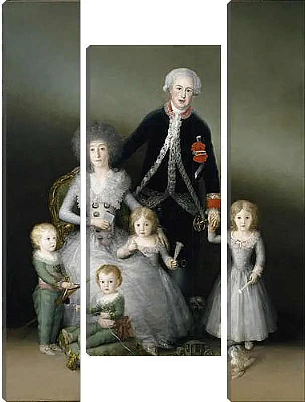 Модульная картина - The Duke and Duchess of Osuna and their Chldren. Франсиско Гойя