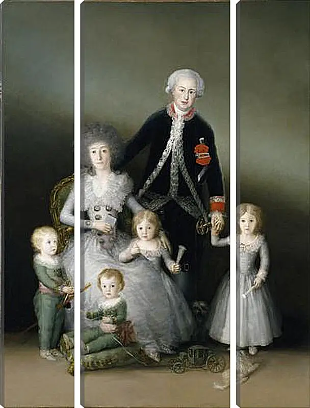 Модульная картина - The Duke and Duchess of Osuna and their Chldren. Франсиско Гойя