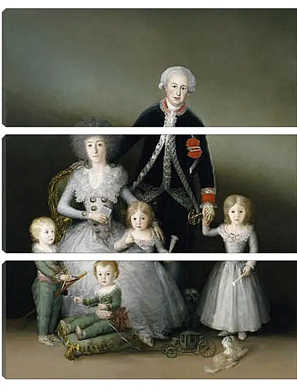 Модульная картина - The Duke and Duchess of Osuna and their Chldren. Франсиско Гойя