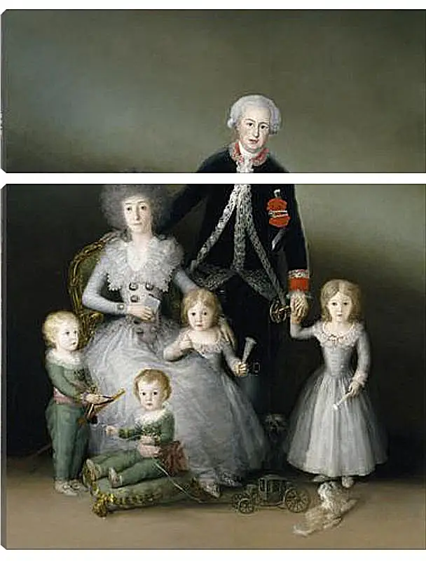 Модульная картина - The Duke and Duchess of Osuna and their Chldren. Франсиско Гойя