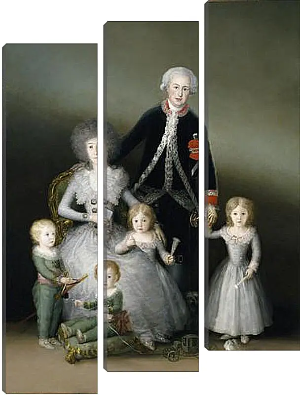 Модульная картина - The Duke and Duchess of Osuna and their Chldren. Франсиско Гойя