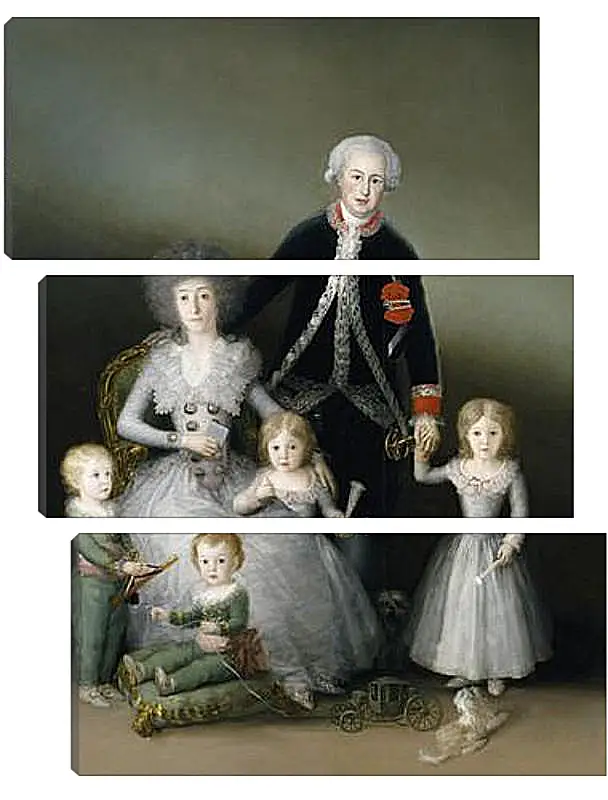 Модульная картина - The Duke and Duchess of Osuna and their Chldren. Франсиско Гойя