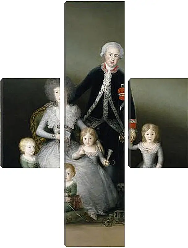 Модульная картина - The Duke and Duchess of Osuna and their Chldren. Франсиско Гойя