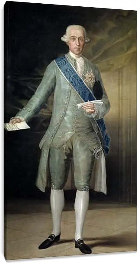 Постер и плакат - Jose Monino Count of Floridablanca. Франсиско Гойя