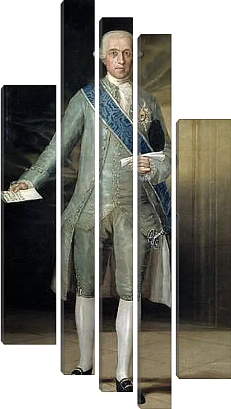 Модульная картина - Jose Monino Count of Floridablanca. Франсиско Гойя