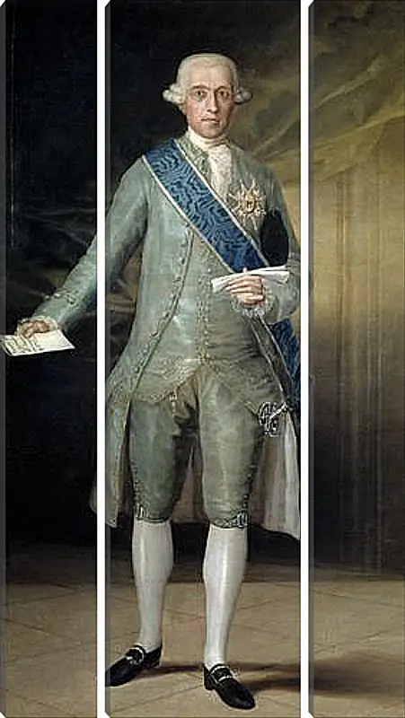 Модульная картина - Jose Monino Count of Floridablanca. Франсиско Гойя