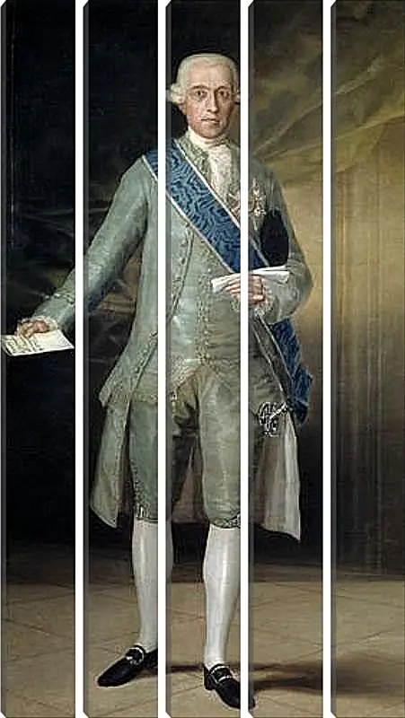 Модульная картина - Jose Monino Count of Floridablanca. Франсиско Гойя