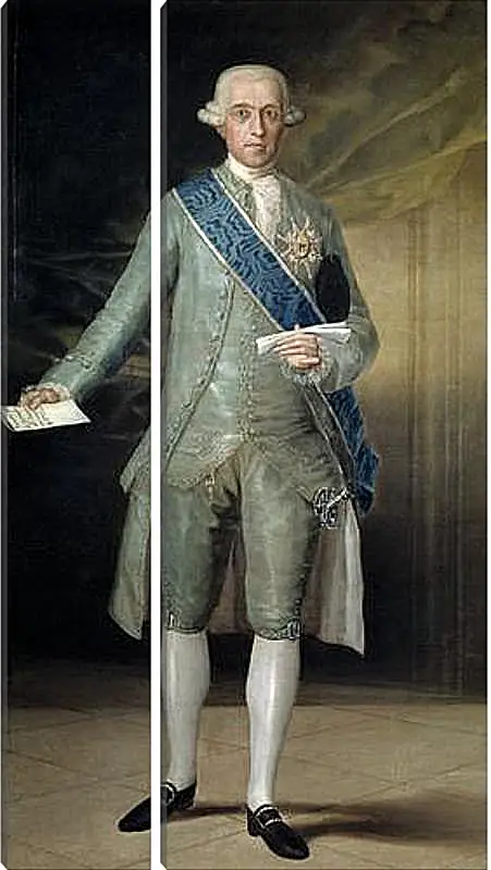 Модульная картина - Jose Monino Count of Floridablanca. Франсиско Гойя