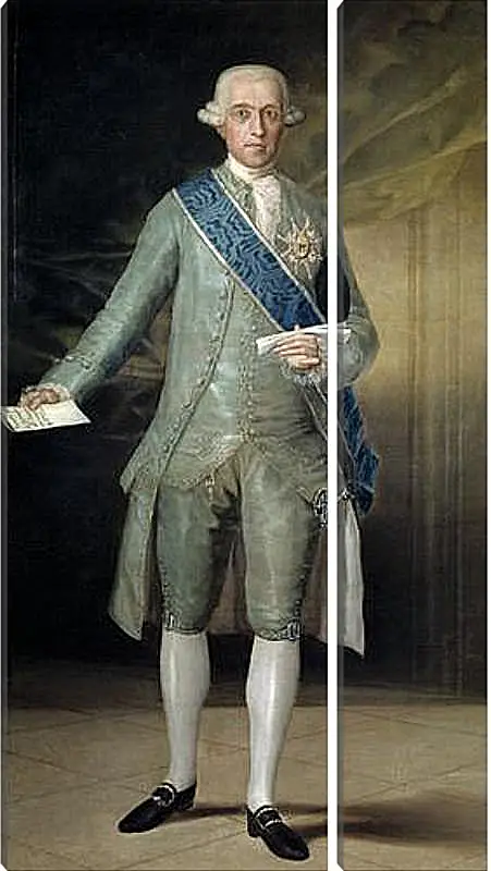 Модульная картина - Jose Monino Count of Floridablanca. Франсиско Гойя