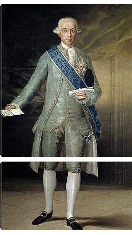 Модульная картина - Jose Monino Count of Floridablanca. Франсиско Гойя