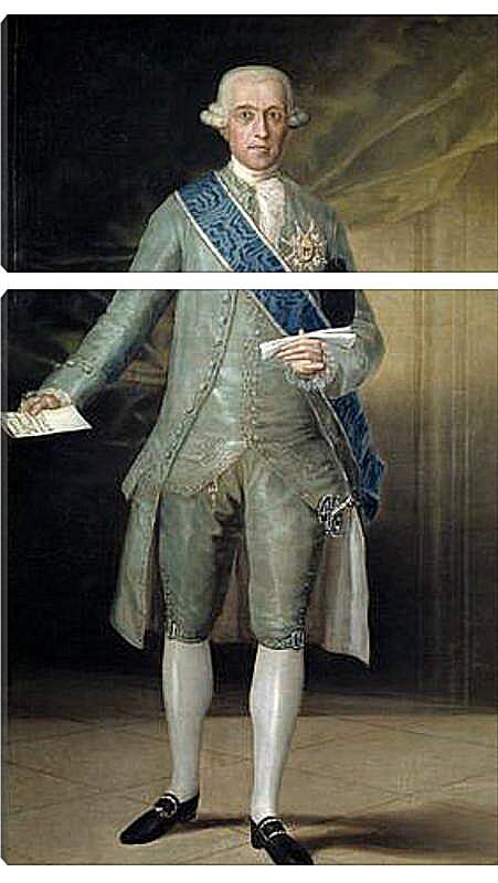 Модульная картина - Jose Monino Count of Floridablanca. Франсиско Гойя