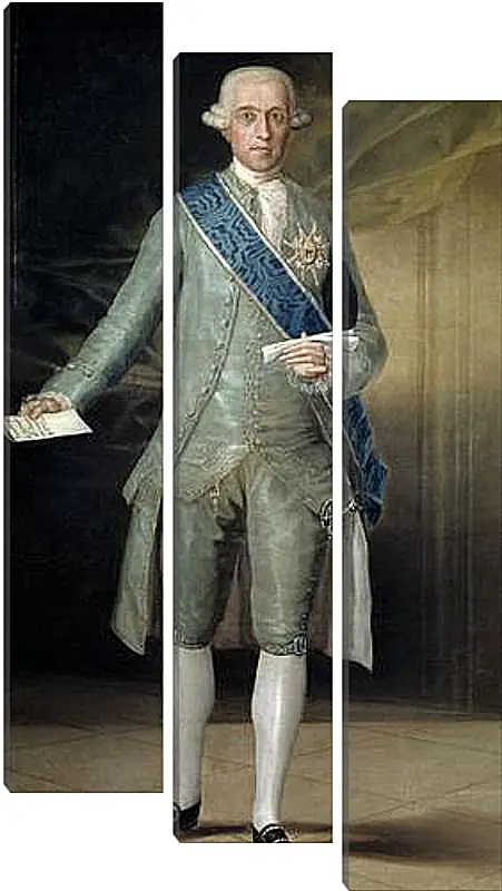 Модульная картина - Jose Monino Count of Floridablanca. Франсиско Гойя