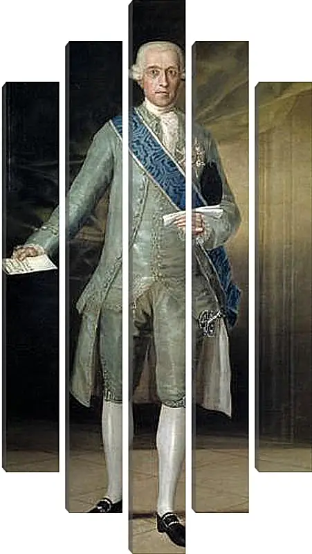 Модульная картина - Jose Monino Count of Floridablanca. Франсиско Гойя