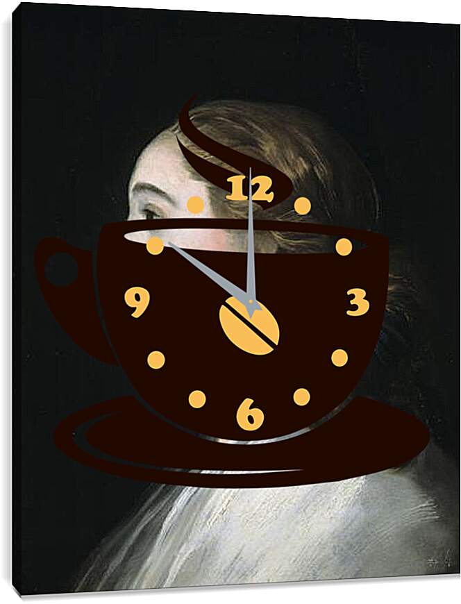 Часы картина - Maria Teresa de Vallabriga. Франсиско Гойя
