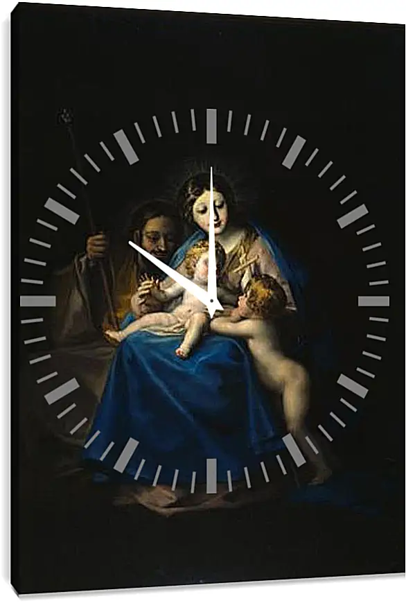 Часы картина - The Holy Family. Франсиско Гойя