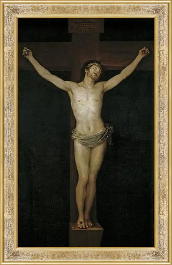 Картина в раме - Christ Crucified. Франсиско Гойя