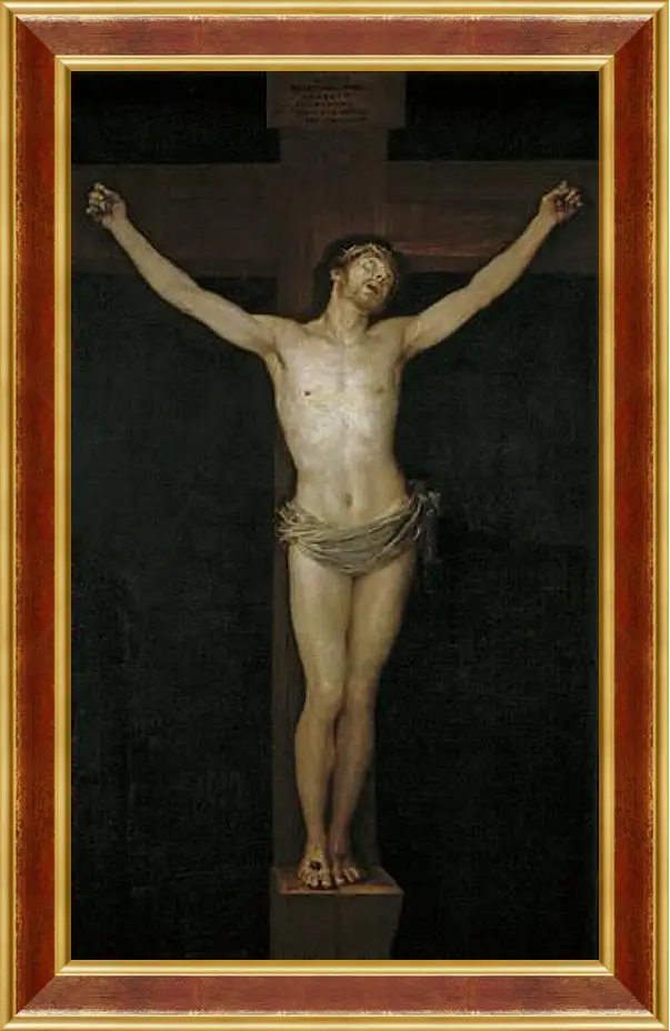 Картина в раме - Christ Crucified. Франсиско Гойя