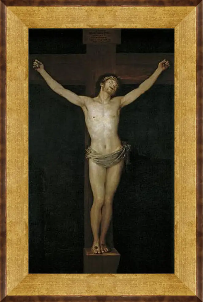 Картина в раме - Christ Crucified. Франсиско Гойя