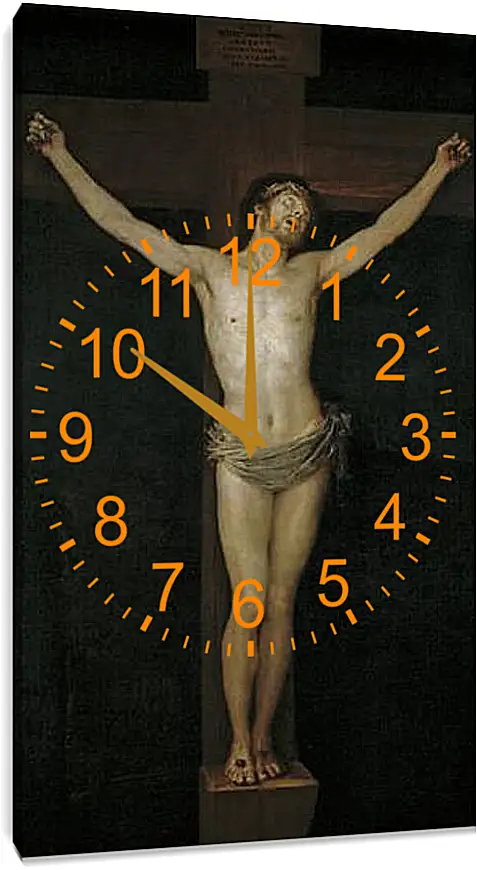 Часы картина - Christ Crucified. Франсиско Гойя