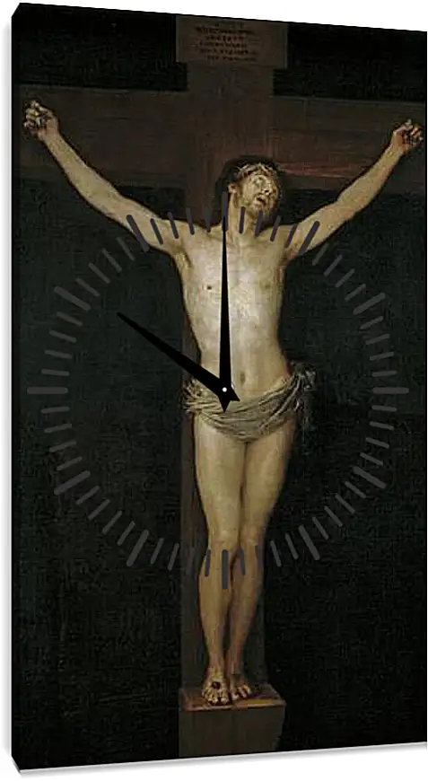 Часы картина - Christ Crucified. Франсиско Гойя