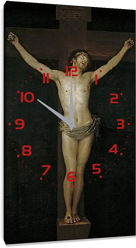 Часы картина - Christ Crucified. Франсиско Гойя