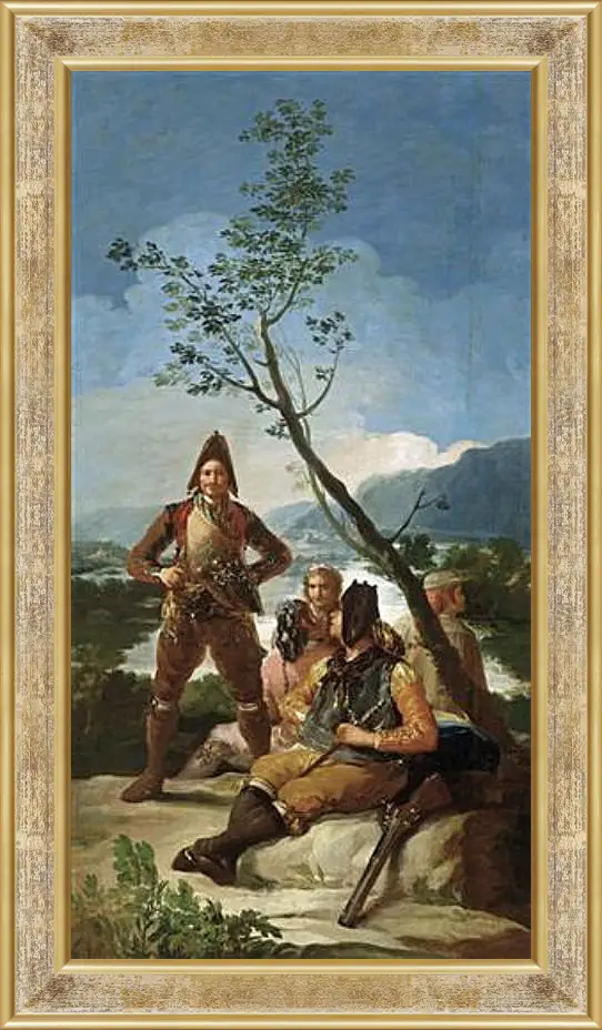 Картина в раме - The Tobacco Guards. Франсиско Гойя