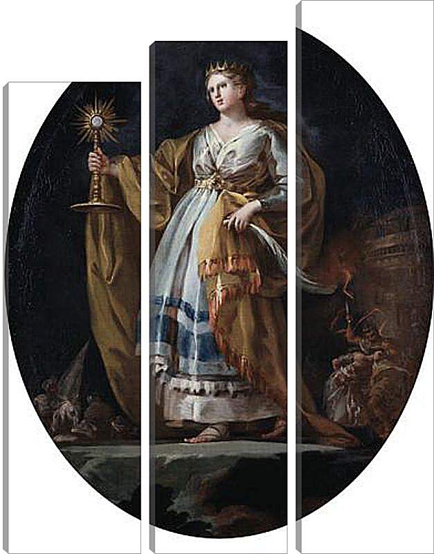 Модульная картина - Saint Barbara. Франсиско Гойя