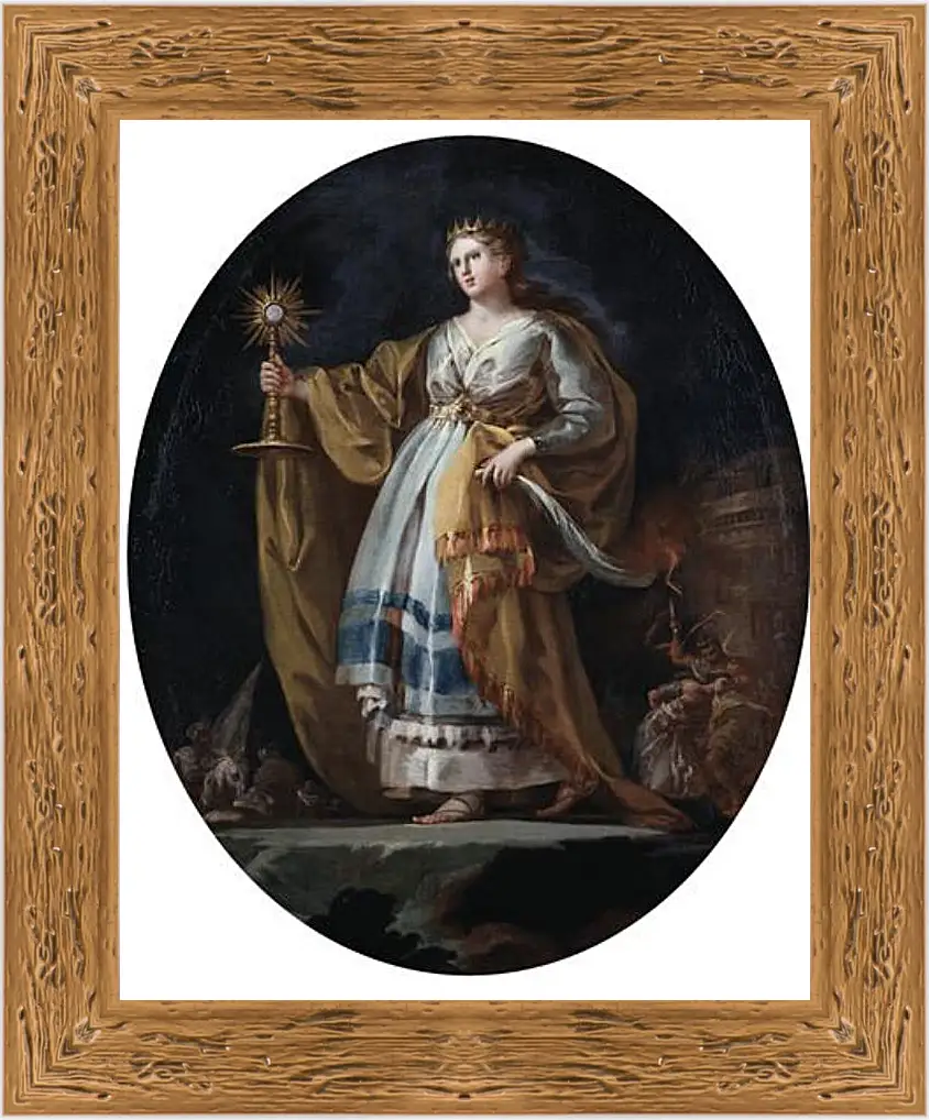 Картина в раме - Saint Barbara. Франсиско Гойя