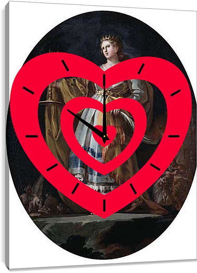 Часы картина - Saint Barbara. Франсиско Гойя