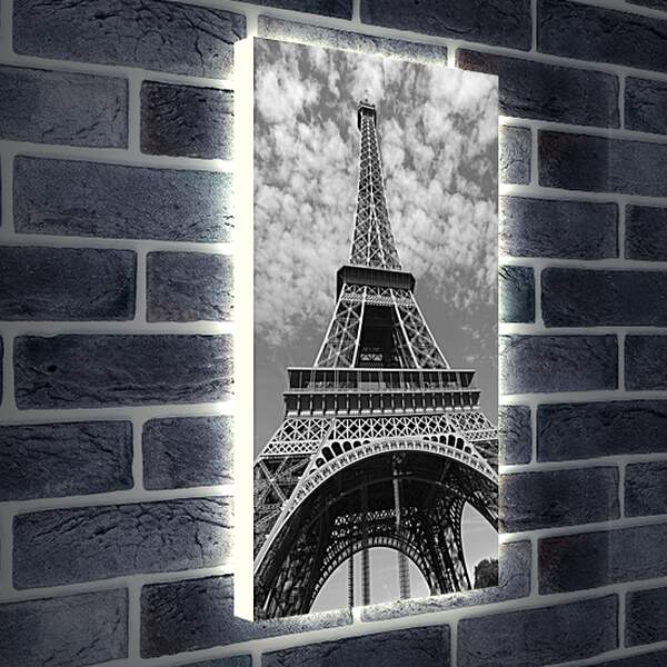 Лайтбокс световая панель - Башня в облаках