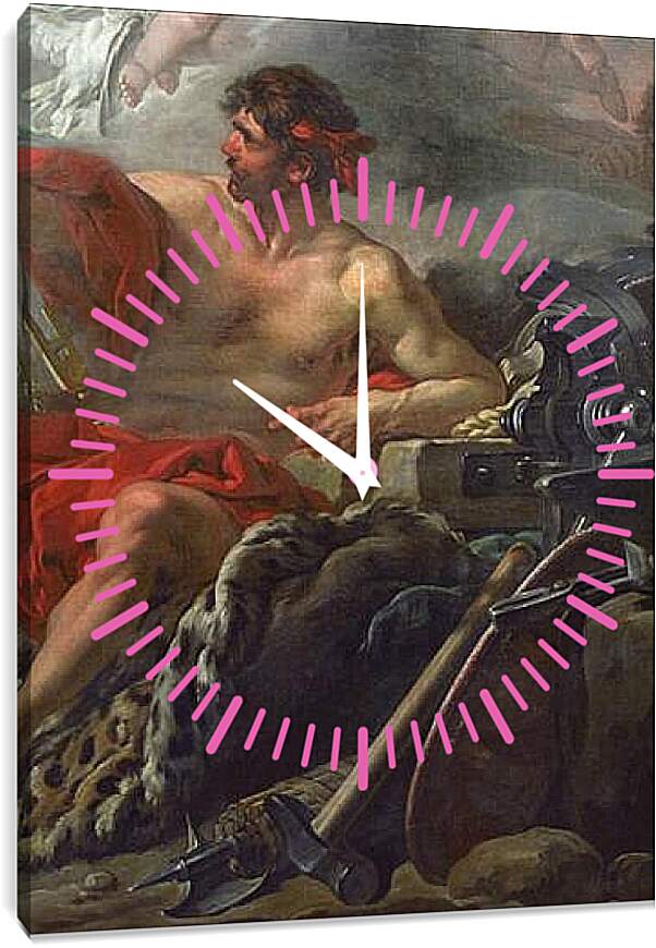 Часы картина - LES FO. Франсуа Буше