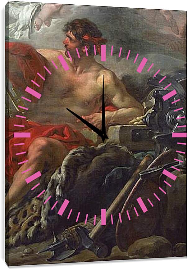 Часы картина - LES FO. Франсуа Буше